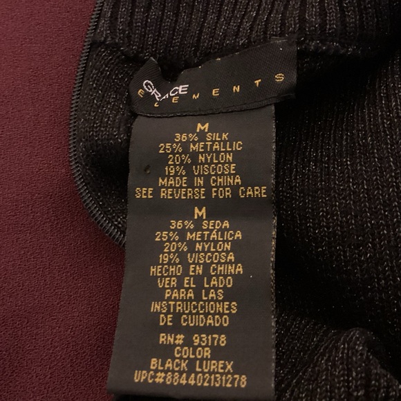 Grace elements Womens Turtleneck sleeveless sweater size medium - Picture 7 of 10